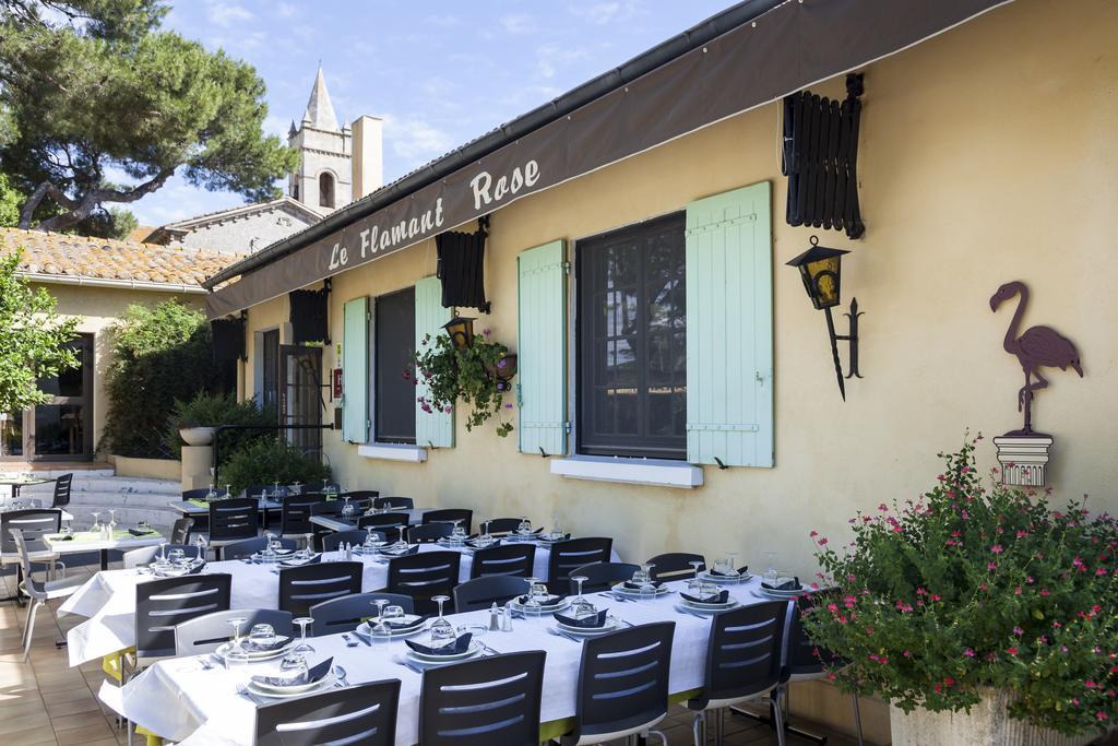 Logis Hotel Restaurant Le Flamant Rose Camargue Albaron Екстер'єр фото